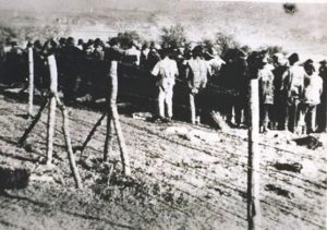 Prisoners marching to their death